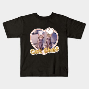 cat chef Kids T-Shirt